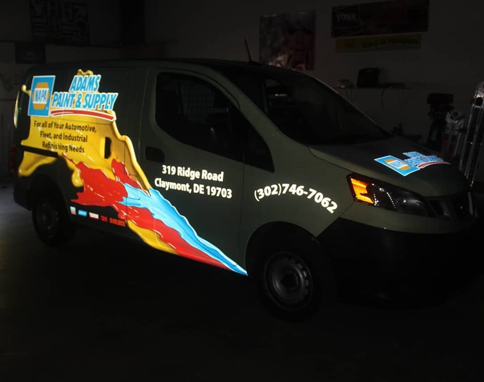 Reflective Full vehicle wrap in West Chester