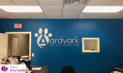 dimensional letters for Aardvark, West Chester Area