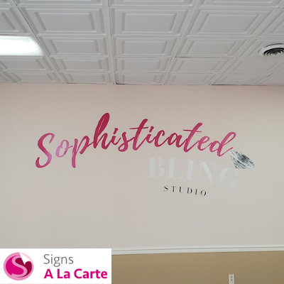 Step & Repeat Wall mural for a Salon